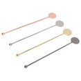 thumbnail image 3 of Bartending Tools,4pcs Stainless Steel Cocktail Cocktail Drink Swizzle Stick Stainless Steel Beverage Stick Top-Notch Performance, 3 of 8
