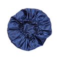 thumbnail image 2 of Bonnet pour Femmes en Satin Bonnet Bonnet de Sommeil Protection des Cheveux Bonnet de Sommeil pour Bleu, 2 of 9