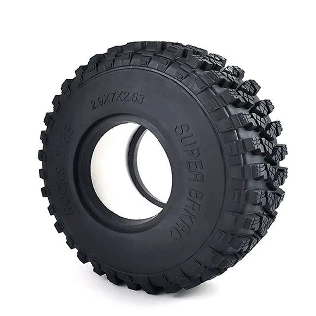 Ruiboury X SCX6 Pneus de Roue pour Crawler 1/6 Accessoires de Voiture RC Pièces de Rechange TYPE2