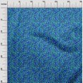 thumbnail image 3 of oneOone Cotton Flex Medium Blue Fabric Abstracts Craft Projects Decor Fabric Printed By The Yard 40 Inch Wide, 3 of 5