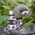 thumbnail image 2 of Vêtements Chauds pour Chien Combinaison à Capuche Manteau Vêtements pour Chiot, 2 of 9