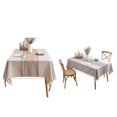 thumbnail image 4 of Wweixi Easy Care Tablecloth For Cafe Tables For Busy Environments Elegant Wedding Decor grey,1 135*220cm, 4 of 6