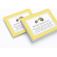 thumbnail image 2 of Inkdotpot 30Gender Neutral Mommy Bee Baby Shower Book Request Cards Bring A Book Instead Of A Card Baby Shower Invitations Inserts Games, 2 of 6