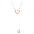 thumbnail image 2 of Dvkptbk Collier Lettre Colliers Initiales pour Femmes Collier Lettre Délicat Pendentif Collier Ras-du-Cou Collier Tendance Mignon Bijoux Collier Bijoux, 2 of 4