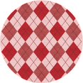 thumbnail image 1 of Ahgly Company Tapis d'Intérieur Ronds Transitionnels Roses Lavables à la Machine, 7 Pieds Rond, 1 of 7