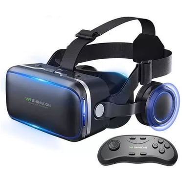 Casque Vr de Réalité Virtuelle Lunettes 3d avec Télécommande