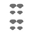 thumbnail image 4 of kurtrusly Semelles Ajustables pour Talons Hauts, Réparation de Talons Personnalisable, Gris 2Set, 4 of 6