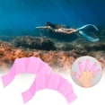thumbnail image 1 of Hand Swimming Fins Flippers Swim Finger Webbed Gloves Glove Plus Plus Neon Tube, 1 of 5