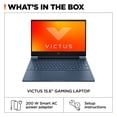 thumbnail image 4 of HP Victus 15.6" Full HD 144Hz Gaming Laptop, Intel Core i5 12450H, 16GB Memory, 512GB SSD, NVIDIA GeForce RTX 3050, Windows 11 Home, WIFI 6, Numeric Pad, Performance Blue, 4 of 5