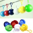 thumbnail image 3 of CAROOTU Disposable Rain Ponchos With Ball Storage Box Lightweight Raincoats Rain Gear, 3 of 5