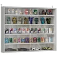 thumbnail image 1 of HOMCOM 5-Storey Wall Shelf Display Cabinet, Shot Glass Display Case, 1 of 10