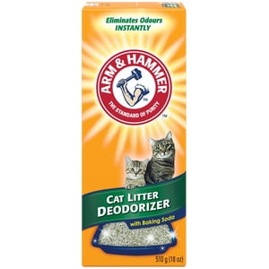 Arm & Hammer Désodorisant pour litters de chat avec soda au four, parfum activé par l'humidité, fonctionne avec n'importe quelle litter, 500g