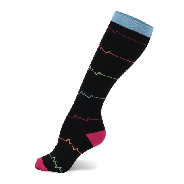 CAROOTU Compression Socks for Women & Men Circulation-Compression Socks 20-30 mmHg for Running Sport Nurse