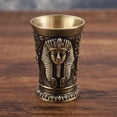 thumbnail image 4 of Glass, Vintage Pattern Personalized Metal Goblet, , for Drinkware Accessories , bronze, 4 of 8
