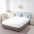 thumbnail image 4 of YST Butterfly Ensemble de Literie à Fleurs Butterfly 7 Pcs, Lit pour Enfants en Sac, Grand Lit, 4 of 5