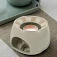 thumbnail image 3 of 1 Pc Tea Warmer Ceramic Candle Stand Teapot Heater Base Tea Stove Candle Holder, 3 of 9