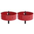 thumbnail image 3 of Bi Metal Hole Saw Cutter Set, M42 HSS, Spring Loaded, 9 Sizes 80 115mm for Wood, Acrylic, Aluminum, Iron Panels, 3 of 7