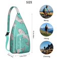 thumbnail image 2 of Nautical Night Sea Creatures Backpack - Glow-in-the-Dark Shark & Dolphin, 2 of 4