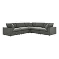 thumbnail image 4 of Modway Commix 5 Piece Down Filled Overstuffed Sectional Sofa in Gray, 4 of 5