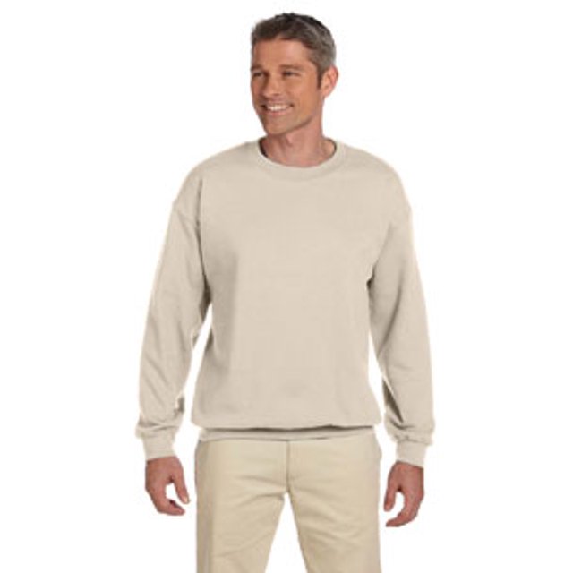 Gildan G180 Adult Heavy Blend 50/50 Fleece Crew - SAND - XS
