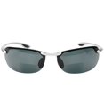 thumbnail image 1 of "The Raptor" Polarized Bifocal Lightweight Sunglasses for Men and Women - Silver - 1.00, 1 of 5
