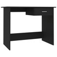 thumbnail image 2 of vidaXL Desk Black 100x50x76 cm Engineered Wood, 2 of 6