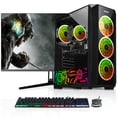 thumbnail image 1 of AQVIN ZForce Gaming Desktop Computer Tower PC | Intel Core i7 | 32GB RAM | 512GB SSD Storage | Geforce GTX 1660 6GB GDDR5 | 27 Inch Curved Gaming Monitor | Windows 10 Pro | RGB Keyboard and Mouse, 1 of 3