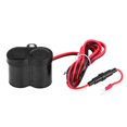 thumbnail image 3 of 12-45V Black USB Charger, USB  Lighter, For Tablets Scooters Parts Motorcycles Parts Phones, 3 of 8