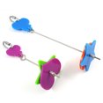 thumbnail image 3 of Bird Food Holder Bird Vegetable Skewer Parrot Feeder Stick with Divider, 3 of 6