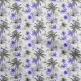 thumbnail image 1 of oneOone Silk Tabby Medium Purple Fabric Sea Life Pattern Craft Projects Decor Fabric Printed By The Yard 42 Inch Wide, 1 of 5