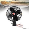 thumbnail image 3 of 12V RV Quiet Cooling Fan 2 Speed Switch Heavy Duty Metal Car Fan for Truck RV Car Boat Bus, 3 of 7