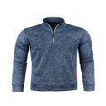 thumbnail image 1 of Men‘s Autumn Stand Collar Zipper Pullover with Long Sleeve, 1 of 5