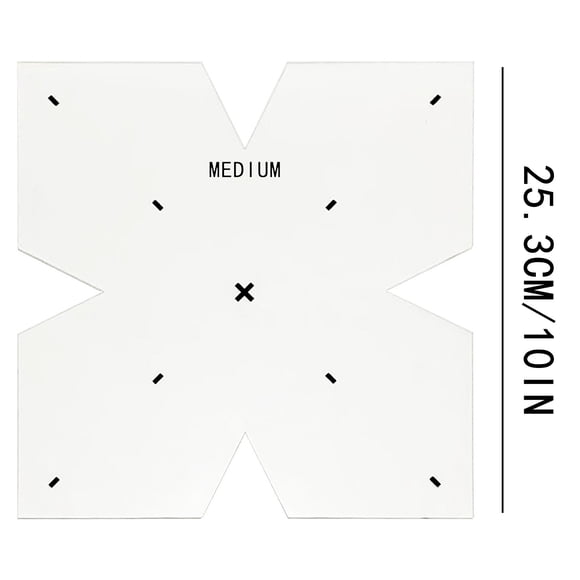 Agiferg Sewing Template Patchwork Template DIY Bowl Mat Sewing Template Tool