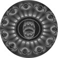 thumbnail image 1 of Ahgly Company Tapis d'Intérieur Lavables à la Machine, Ronds, Noirs, 5' Ronds, 1 of 7