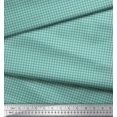thumbnail image 3 of Soimoi Beige Heavy Satin Fabric Window Pane Check Print Fabric by Yard 54 Inch Wide, 3 of 4
