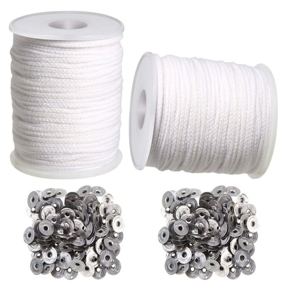 Nrmrq Clearance Items Candle Wick Set Diy Candle Wick Base Long Pre Waxed Wick for Household Candles