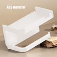 thumbnail image 4 of Rbaofujie Tissue Box Cover Rectangle Bathroom Mobile Phone Rack No Punching Paper Towel Storage and Storage Rack Household Roll Up Paper Box Suction Paper Box Wall Mounted Large Tissue Box, 4 of 6