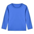 thumbnail image 1 of Chandail en Molleton pour Bébé Rabais Enfants Hommes et Femmes Manches Longues Col Rond Hauts Chandail en Molleton pour Bébé Bleu 110, 1 of 2