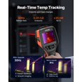 thumbnail image 4 of VEVOR Caméra Thermique, Résolution Infrarouge 384 x 288 pixels, Imageur Thermique Portable avec Vision 5 Mpx, Fréquence de Rafraîchissement 30 Hz, Écran Tactile 8,9 cm, -20 °C à 460 °C, Transfert Wi-Fi, 4 of 9