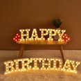 thumbnail image 4 of ziyahi Luminous 26 English Alphabet LED Letter Light Night Lamp Wedding Party Decor letter K, 4 of 6
