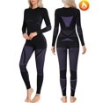 thumbnail image 1 of BEAUTYIN Womens Thermal Underwear Set Anti-Static Moisture Wicking Long Johns Seamless Crew Neck Ski Base Layer Cold Weather Outfit Sets, 1 of 8