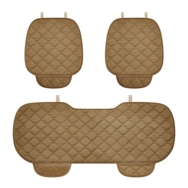 Plush Car Seat Cushion Non-slip Front Rear Seat Pad Interior Decor