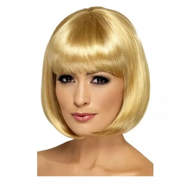 Smiffys Womens Partyrama Wig Short Bob Costume Hair Blonde