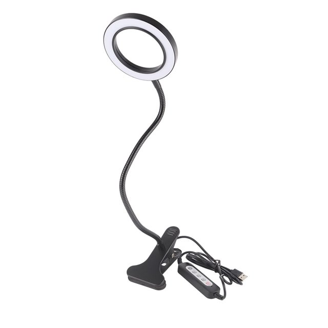 Lampe de Bureau à Clipser, Lampe à Pince LED, Usb Réglable Dimmable pour Pianos Supports de Musique