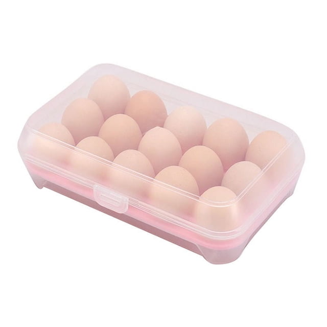 XZNGL Useful Refrigerator Eggs Storage Box 15 Eggs Holder Food Storage Container Case