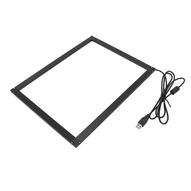 Infrared Touch Frame, Infrared Touch Screen Panel, USB Interface, Plug and Play, Interactive IR Touch Screen Overlay for Touch Whiteboards Digital Signage Kiosks