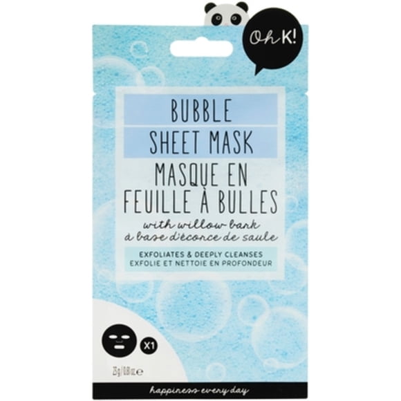 Oh K! Masque Moussant en Feuille Exfoliante