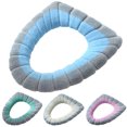 thumbnail image 2 of 2Pcs Universal Soft Washable Thick Toilet Seat Cover Home Hotel Closestool Pad, 2 of 8