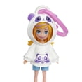 thumbnail image 2 of Polly Pocket Amis à accrocher Polly, capuche panda et attache, 2 of 5