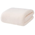 thumbnail image 1 of Suncoda Washclo, Solid Color Pineapple Reseau High Density Fleece Marginal Bath Towel Adult Solid Color Enlarged Bath Towel Thickened Marginal Towel 35X75Cm, 1 of 4